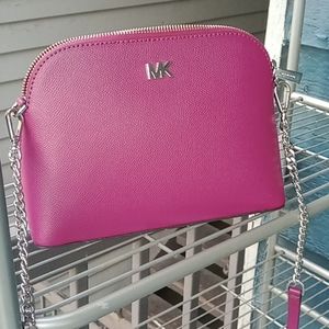 Michael Khors crossbody silver hardware